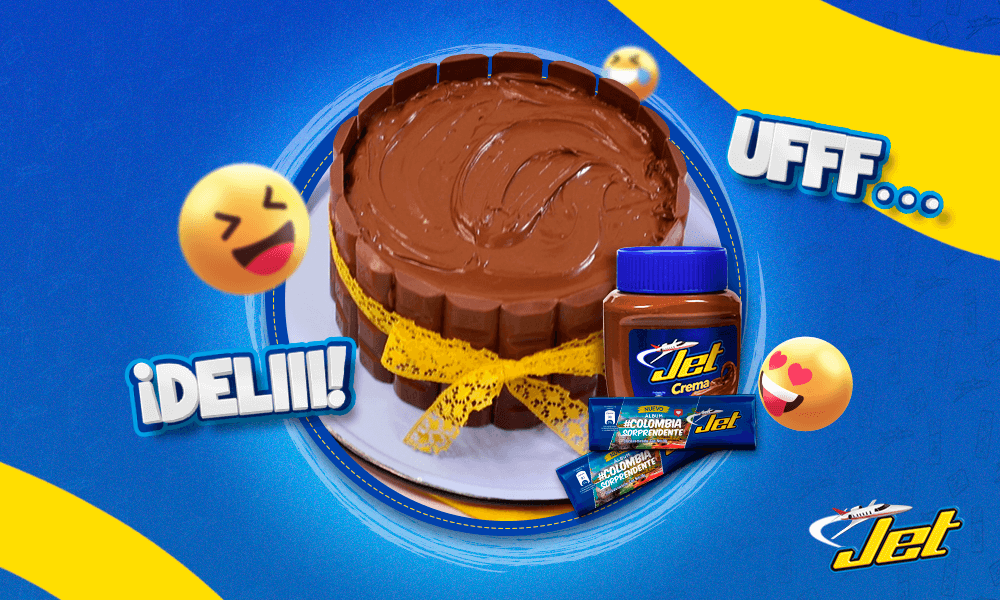 Aprende a decorar una torta con Chocolates Jet