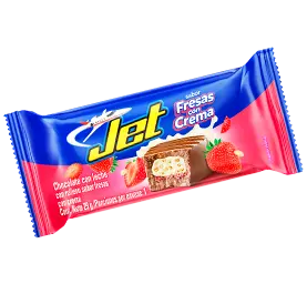 Producto Jet Fresas con Crema Chocolates JET